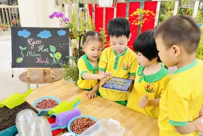 NHỮNG “MẦM XANH” ĐANG LỚN DẦN DƯỚI BÀN TAY BÉ NHỎ TRƯỜNG LỘC HÒA 🌱✨